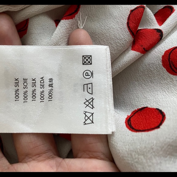 COPY - Realisationpar 100% silk polka dot wrap dr… - Picture 8 of 8